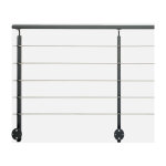 Jardipolys - inoline - kit garde - corps 2m pr�t � poser en aluminium