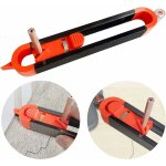 Jauge de contour avec serrure, outil de profil rgle de mesure du travail du bois outils de jauge de ...