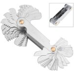 Jauge de filetage m�trique imp�riale x - tout - 52 pi�ces - 55 et metrisch 60 degr�s