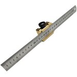 Jauge de marquage 30 cm, trusquin � mortaise r�gle de travail du bois avec bloc de positionnement