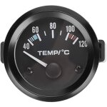 Jauge de temp�rature num�rique del avec indicateur de capteur plage 40 - 120�c + manom�tre eau voiture ...