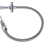 Jauge de transmission pare - feu tress� en acier inoxydable jauge flexible th350 th - 400 700r4 tranny ...
