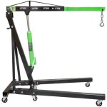 Jbm - grue d'atelier, chevre de levage hydraulique pliable et mobile - 2t