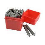 Jbm - jeu de 36 pieces, poincons de lettres et chiffres a frapper 5 mm