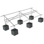 Jbm15446 support de panneau solaire pour base de ciment