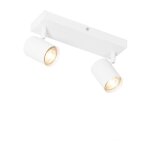 Jeana - spot plafond, plafonnier - 2 lumi�re - l 260 mm - blanc - moderne - �clairage int�rieur - salon ...