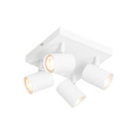Jeana - spot plafond, plafonnier - 4 lumi�re - l 200 mm - blanc - moderne - �clairage int�rieur - salon ...