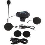 1 paire casque de moto casque bt casque haut - parleurs prise en charge des appels mains libres - jeffergarden ...
