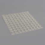Jeffergarden - lot de 100 pastilles silicone, pices de fixation anneaux de retenue de joint transparentes ...