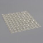 Jeffergarden - lot de 100 pastilles silicone, pi�ces de fixation anneaux de retenue de joint transparentes ...
