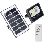 Jeffergarden 100led extrieur projecteur solaire ip67 tanche solaire applique murale tlcommande lampadaire ...