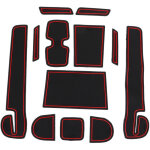 Jeffergarden lot de 12 tapis de doublure de console centrale de rechange flexibles inodores pour suzuki ...