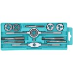 Jeffergarden 12pcs tap twister set high speed steel set de matrices de taraud multifonctionnel r�sistant ...