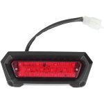 Jeffergarden 12v feu stop 3 fils prise rouge lentille r�fl�chissante remplacement pour 50cc � 125cc chinois ...