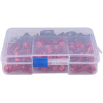 Jeffergarden 177 pcs moto vis car�nage boulon kit universel m5 m6 fit pour yamaha sportbikesred