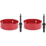 Jeffergarden 2 ensembles de coupe - scie cloche bim�tallique pour panneau d'aluminium trou de feuille ...