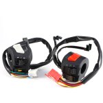 2x interrupteur de commande de clignotant de klaxon de guidon de moto universel 7 / 8 '' - jeffergarden ...