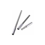 3pcs 1 / 4' 60 / 100 / 150mm perceuse lectrique tournevis embout hexagonal titulaire de bits extension ...