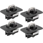Jeffergarden 4 pices ancres d'arrimage rtractable rail de lit de camion ancres d'arrimage anneaux de ...