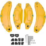 Jeffergarden 4 pices couvercle d'trier de voiture en alliage d'aluminium frein  disque trier garde ...