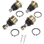 Jeffergarden - 4 pi�ces kit de joint � rotule ensemble d'extr�mit� de biellette sup�rieure inf�rieure ...