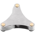 Jeffergarden 51 pi�ces jauge de filetage en acier inoxydable outil de mesure du pas de vis � 60 degr�s ...