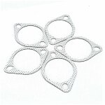 Jeffergarden 5pcs joint de tuyau d'échappement en céramique avec anneau renforcé 3in 76mm downpipe Jeffergarden 5pcs joint de tuyau d'échappement en céramique avec anneau renforcé 3in 76mm downpipe