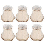 Jeffergarden lot de 6 abat - jour en tissu pour applique murale ou lustre, accessoires d'�clairage pour ...