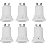 Rosvola - jeffergarden 6 pices led mr11 ampoules cramique 4w 360lm pas d'uv 120 degrs angle de faisceau ...