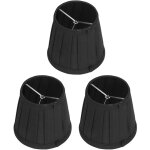 Jeffergarden abat - jour en tissu e14  clip, 3 pices, couvercle de lampe en tissu pour lustre, lampe ...