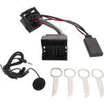 Jeffergarden adaptateur audio sans fil bluetooth 5. 0 cble auxiliaire avec remplacement du microphone ...