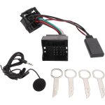 Jeffergarden adaptateur audio sans fil bluetooth 5. 0 cble auxiliaire avec remplacement du microphone ...