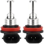 Jeffergarden ampoule antibrouillard led pour voiture, 80w 3200lm 3000k 3570, puces csp (pour h8 / h11), ...