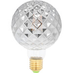 Jeffergarden ampoule led vintage � filament dur, galvanoplastie, gris, temp�rature de couleur 2700k, ...