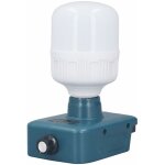 Jeffergarden ampoule de travail alimente par batterie e27, luminosit rglable, ampoule led pour 18v ...
