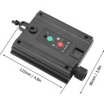 Bote de contrle de guirlandes solaires, panneau de commande de guirlandes pc intgr  8 modes d'alimentatio ...
