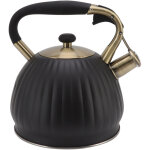Jeffergarden - bouilloire � th� sifflante 3, 5 l en acier inoxydable en forme de citrouille th�i�re th�i�re ...