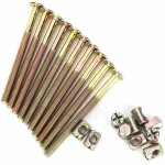 Prenfle - jeffergarden boulon de meubles m6, vis � t�te hexagonale � t�te creuse �crous pour chaises ...