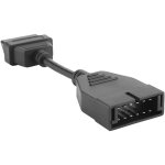 Jeffergarden cble de connecteur de diagnostic automobile professionnel pour adaptateur mle 12 broches ...