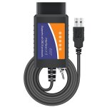 Jeffergarden cble de diagnostic obd2 avec port usb, outil de dtection de pannes de voiture pour ford ...