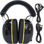 Jeffergarden cache - oreilles antibruit 5 v / 1 a, multifonctions, pour le jardinage, noir
