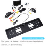 Jeffergarden - caméra de recul sans fil caméra plaque d'immatriculation de voiture 170 degrés 4. 3 moniteur ... Jeffergarden - caméra de recul sans fil caméra plaque d'immatriculation de voiture 170 degrés 4. 3 moniteur ...