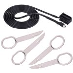 Jeffergarden cble adaptateur d'entre aux femelle audio de voiture 6000 cd pour ford focus mondeo avec ...