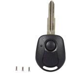 Jeffergarden coque de cl� � distance, bo�tier � 2 boutons, pour voiture ssangyong actyon kyron rexton ...