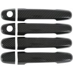 Jeffergarden couvre - poign�e de porte lat�rale de voiture garnitures style fibre de carbone poign�e ...