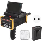 Jeffergarden - d�tecteur de m�taux de 30 m de profondeur, �cran pliable, d�tecteur d'or, port�e de recherche ...