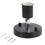 E27 plafonnier vintage moderne lampe murale porte - ampoule douille 180° rotatif noir - jeffergarden E27 plafonnier vintage moderne lampe murale porte - ampoule douille 180° rotatif noir - jeffergarden