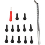 Jeffergarden ensemble d'outils d'installation de tiges de valve de pneu, 14 pi�ces, t�te unique pour ...