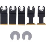Jeffergarden ensemble d'outils de scie oscillante professionnelle universelle � rev�tement en titane, ...