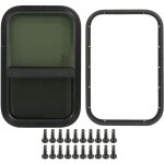 Jeffergarden fen�tre de camping - car 590x390mm verre tremp� teint� coulissant horizontal vertical pour ...